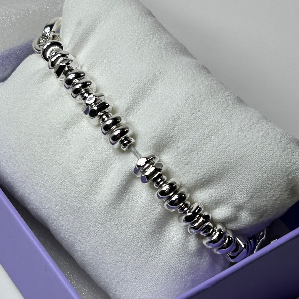 Bomb Party Charmelier BP Queen Of Sea Silver Plated CZ Charm Bracelet BR70669 - Picture 6 of 9